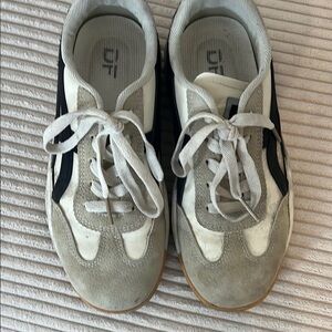 Women's Athletic Shoes in Gray and White